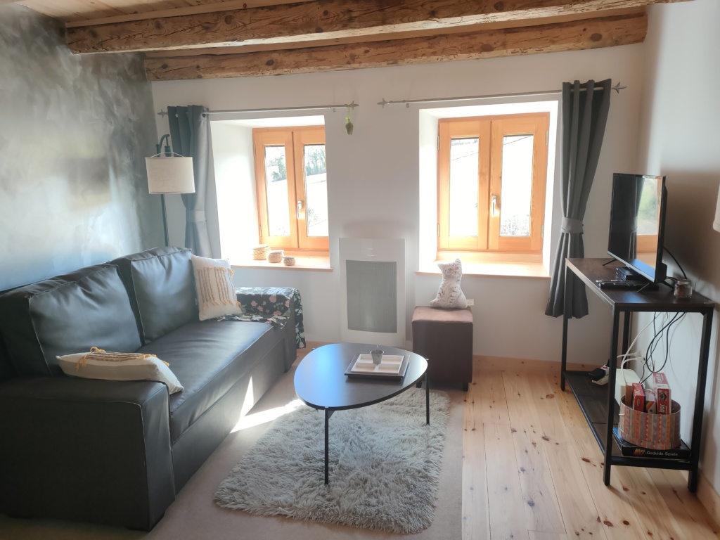 Maison cocooning au coeur des Gorges de l'allier avec un salon d'hiver