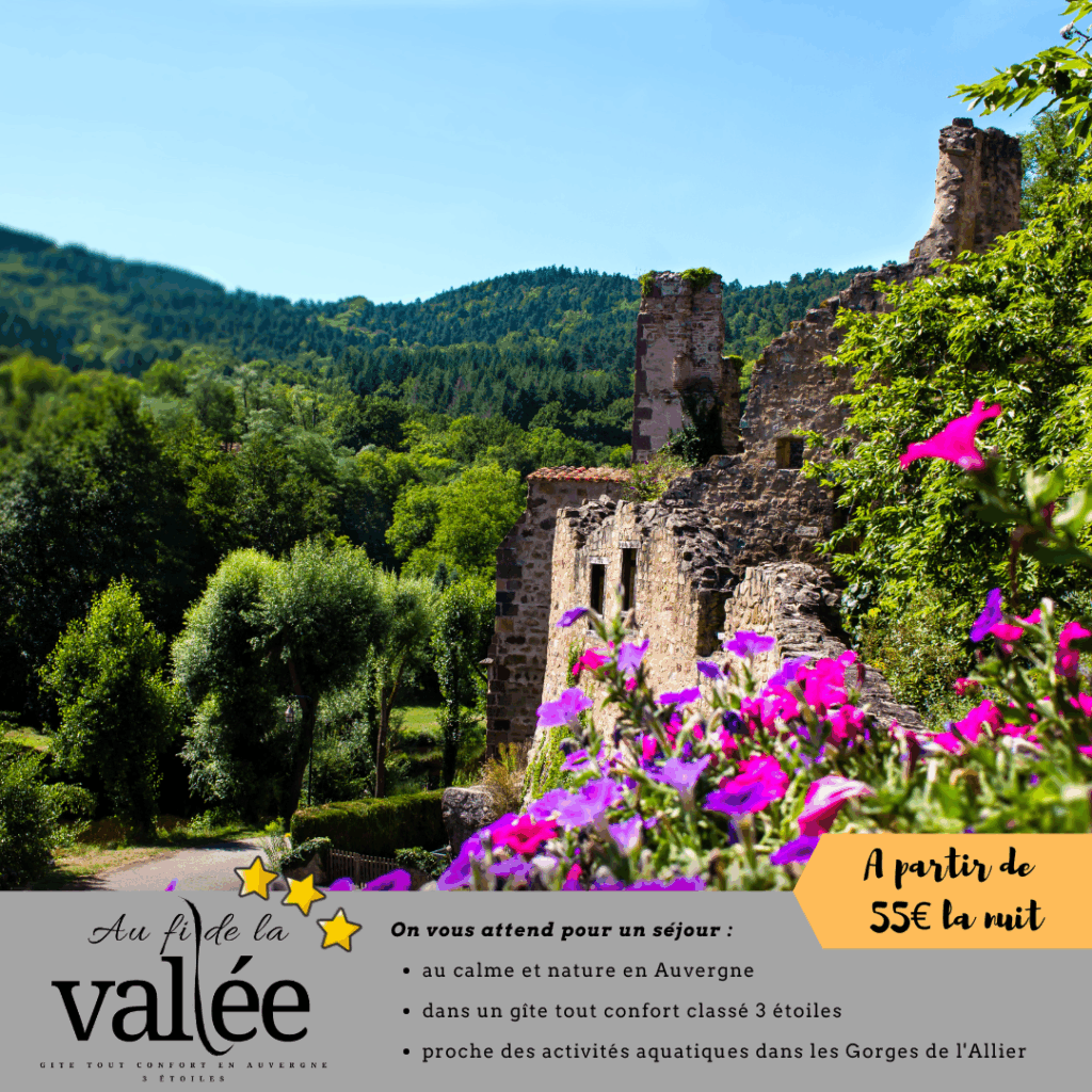 patrimoine et culture dans les Gorges de l'Allier à Lavaudieu