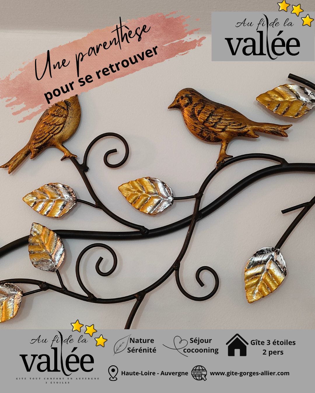 confort et modernité au gite au fil de la vallée